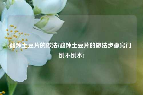 酸辣土豆片的做法(酸辣土豆片的做法步骤窍门 倒不倒水)